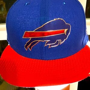 BUFFALO BILLS New Era Blue Cap with METAL  Accents -BUFFALO SKYLINE 7 3/8